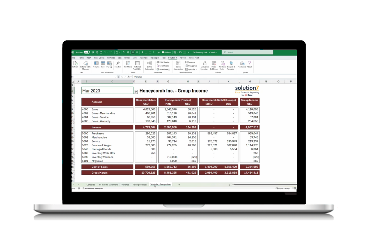 Connect NetSuite to Excel